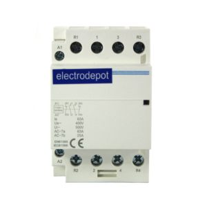 1 Silent Operation Details about   ELECTRODEPOT Contactor 40A 4 Pole Normally Closed IEC 400V