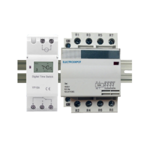 7 Day 24 Hour Programmable Timer 63A 4 Pole 120VAC
