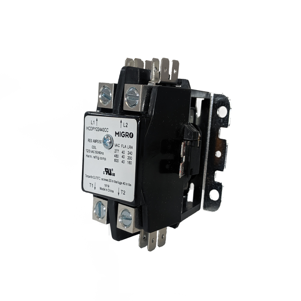 Migro 2 Pole 40 AMP 120 VAC Lighting Contactor